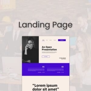 Landing page